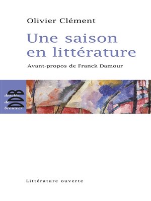 cover image of Une saison en littérature